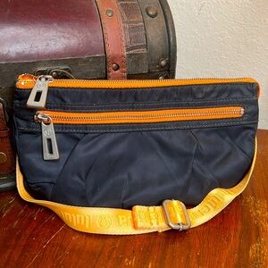 LULULEMON | Walking Travel Belt Bag | Navy & Orange